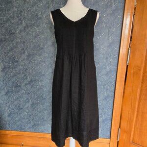 Summer Linen Dress, Black, Brand J.jill.